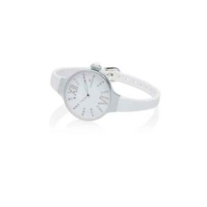 【送料無料】　腕時計　hoopsシェリーホワイトゴム 2570ld02watch hoops cherie midi stones woman only time white rubber 2570ld02