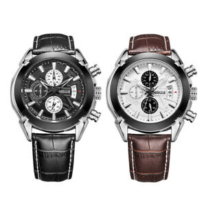 【送料無料】 腕時計 3x baogela relojes de pulsera de cuarzo de deportecorrea de cuerof43xbaogela relojes de pulsera de cuarzo de deporte corre
