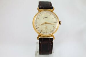 【送料無料】　腕時計　ロシアzim151970goldplatedrare russian zim goldplated wrist watch 15 jewels 1970s