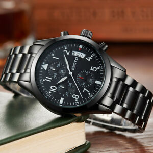 【送料無料】　腕時計　ドバーas de1756 wasserdicht 3bar legierung runde montre sportquarzuhrmannedelstah