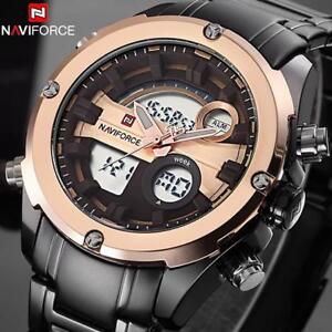 【送料無料】　腕時計　クオーツledアナログディジタルmen quartz wrist watch led analog digital army military waterproof sports