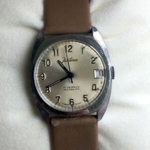 【送料無料】 腕時計 listingjustinaコードマニュアルヴィンテージウォッチ307mm listingjustina cord manual vintage watch 30,7 mm working 【送料無料】 腕時計 listingjustinaコードマニュアルヴィンテージウォッチ307mm listingjustina cord manual vintage watch 30,7 mm working