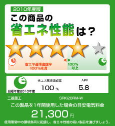 ついに登場 !！ 【全自動お掃除機能】 2011年3月モデル♪ メーカー保証付！三菱重工 ビーバーエアコン 【おもに10畳用】【冷房 8〜10畳】【暖房 8〜12畳】SRK28RM（W) ホワイト 【 カード 】