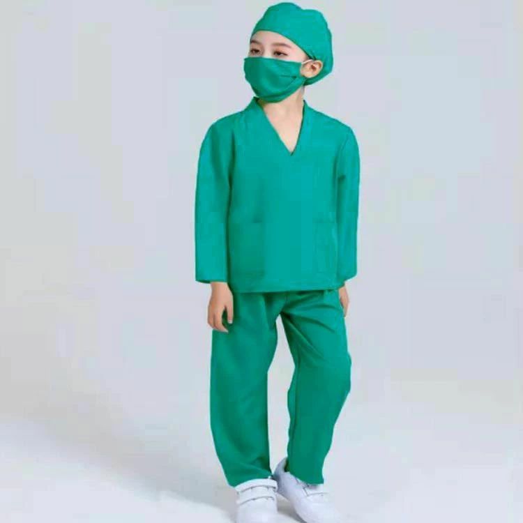 キッズ コスプレ 衣装 医者 衣装 6点セット 白衣 医師 コスプレ衣装 仮装 ハロウィン コスチューム ナース服 男の子 女の子 お医 — vista 2