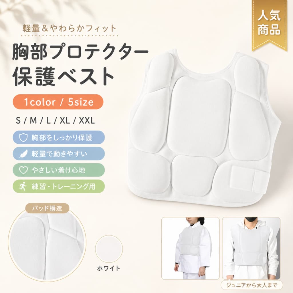 空手 胸部プロテクター 簡単着用 ポータブル テコンドー プロテクターベスト リブガード ムエタイ MMA ボクシング ラグビー用 防具 トレーニング用