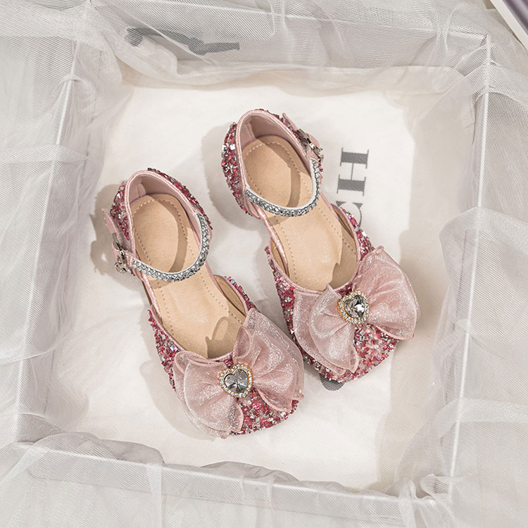 子供シューズ 発表会 16.5-21.5cm 女の子 ドレス シューズ キッズ 洋服靴 サンダル...
