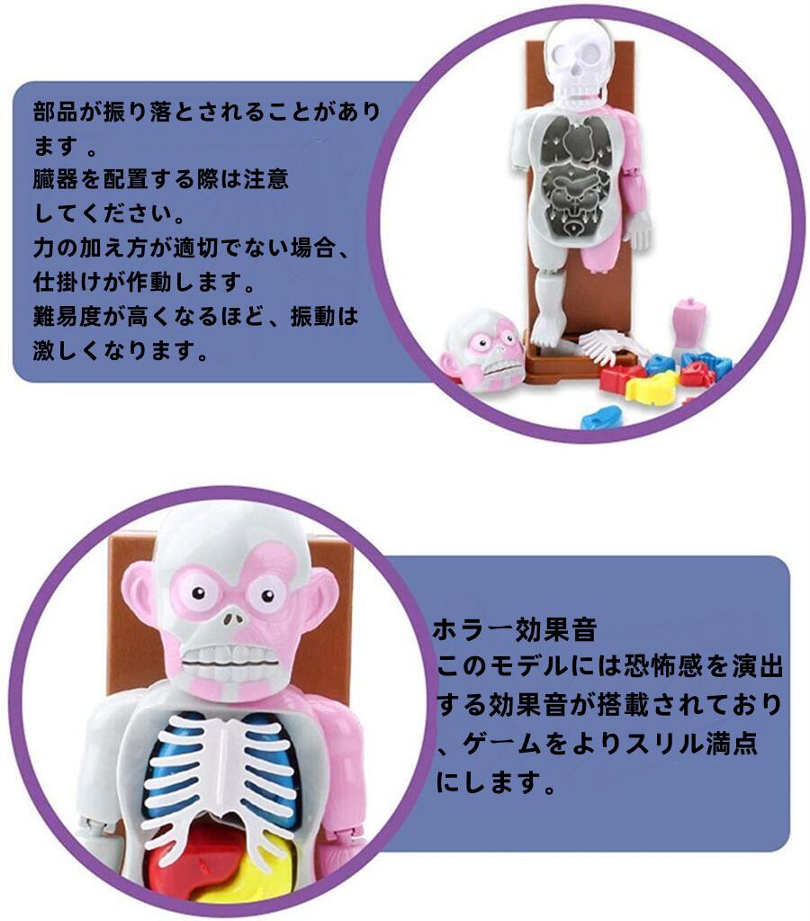 放課後の怪談シリーズ おもちゃ 理科室の模型 復元パズル 恐怖 ゾクッ人体模型 ド...