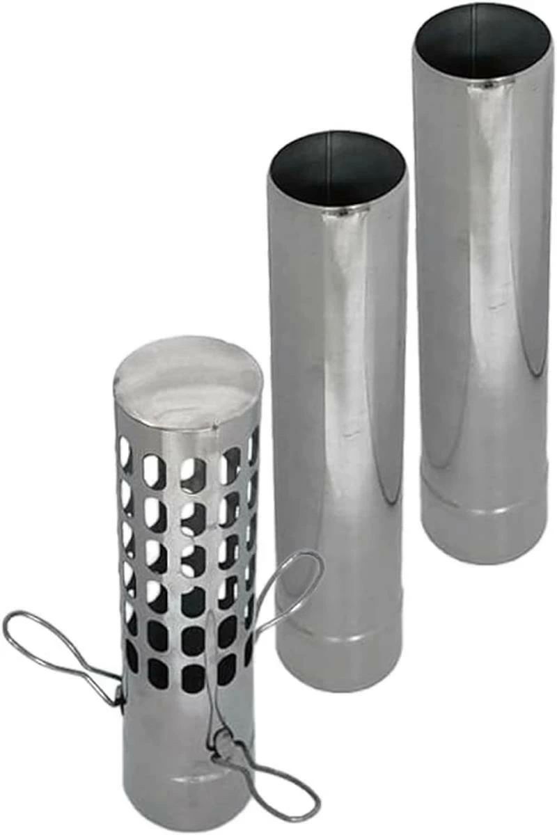 【 燃焼効率向上 】煙突を高くすると、ドラフト（上昇気流）が向上します！ドラフトは上下の温度差（気圧差）によって発生しますので、テントの外に煙突より高く設置することが必要です。 【 フック付き 】フックにロープを結び、倒れないようにしてください。 【 雨対策 】煙突の内部に雨が入り込まないように、本製品をお持ちの煙突に装着してください。 【 火の粉対策 】火の粉の飛散を防止します。【 燃焼効率向上 】煙突を高くすると、ドラフト（上昇気流）が向上します！ドラフトは上下の温度差（気圧差）によって発生しますので、テントの外に煙突より高く設置することが必要です。 【 フック付き 】フックにロープを結び、倒れないようにしてください。 【 雨対策 】煙突の内部に雨が入り込まないように、本製品をお持ちの煙突に装着してください。 【 火の粉対策 】火の粉の飛散を防止します。