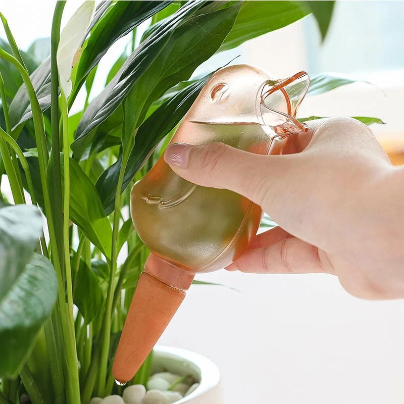 園芸 留守用 植物 給水器 観葉植物 ガーデニング 可愛い 水やり当番 花 盆栽 旅行 ...