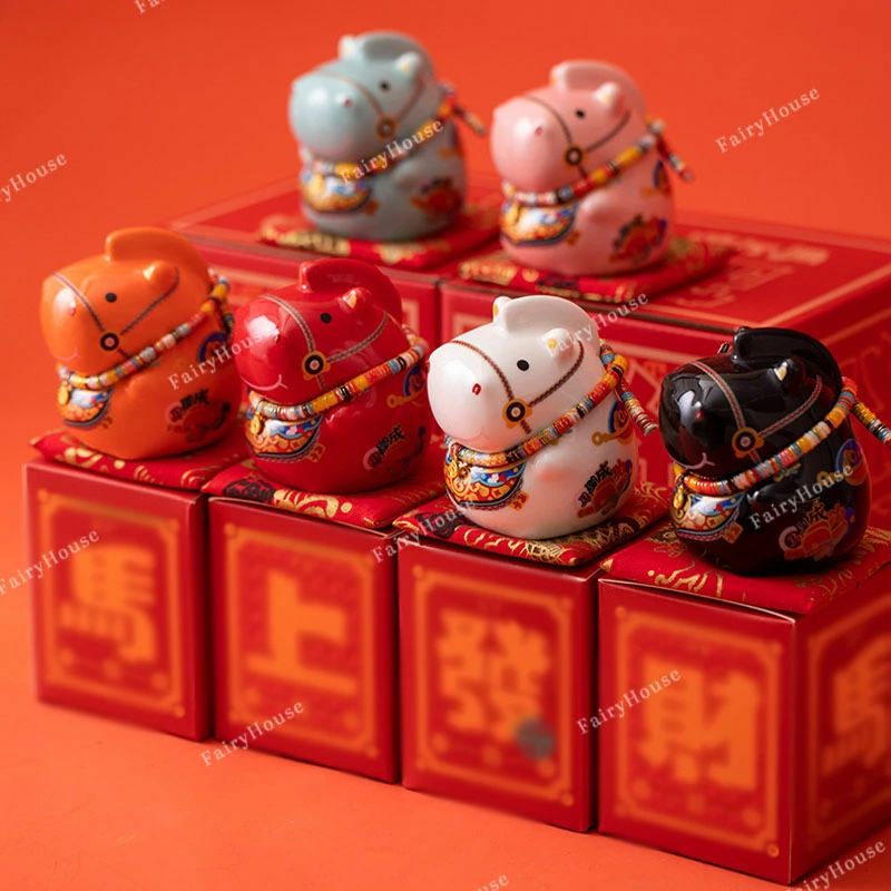 自立仕様 送料無料 単品 干支 プレゼント 開運 ぶた貯金箱 玄関 インテリア コイン入れ 誕生日祝い 置..