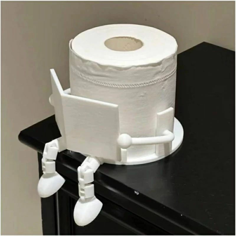 hokutostoreの読書 トイレ ペーパーホルダー 漫画 趣味 トイレットペーパーホルダー ティッシュロールオーガナイザー かわいい 楽しい クリエ｜アングル2