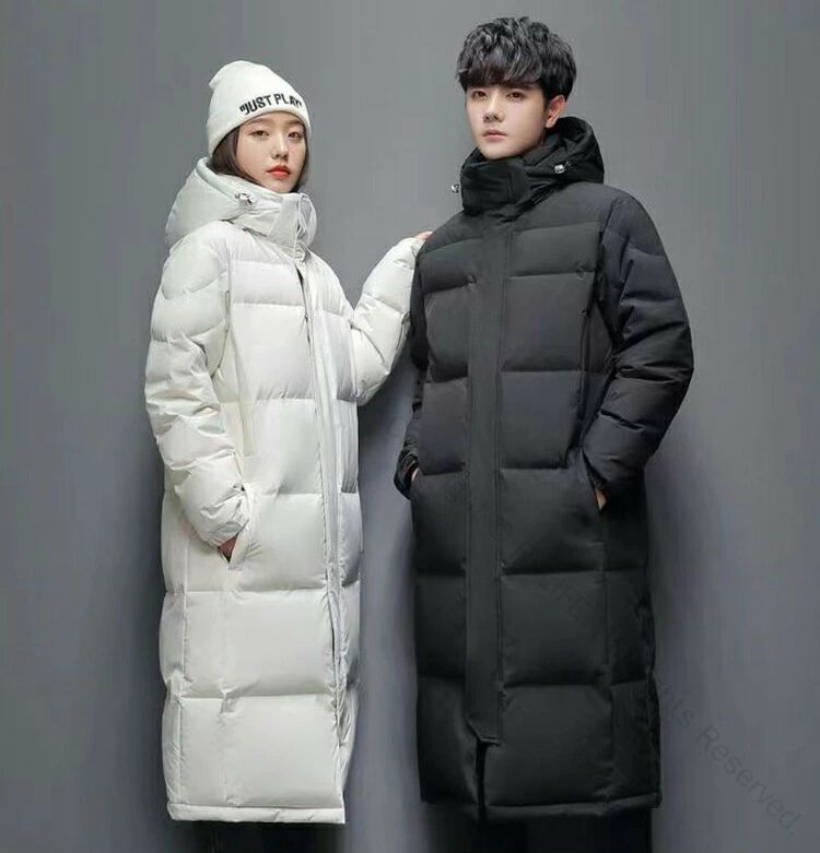 秋 暖かい カップル 無地 アウター きれいめ 便利な防寒着 ベンチコート シンプル 冬 ジュニア 着痩せ メンズ コート フード付き ロングコート 通学 防寒 通勤 ロング丈 長袖 レディース 厚手 冬 膝下 ビジネス ペア
