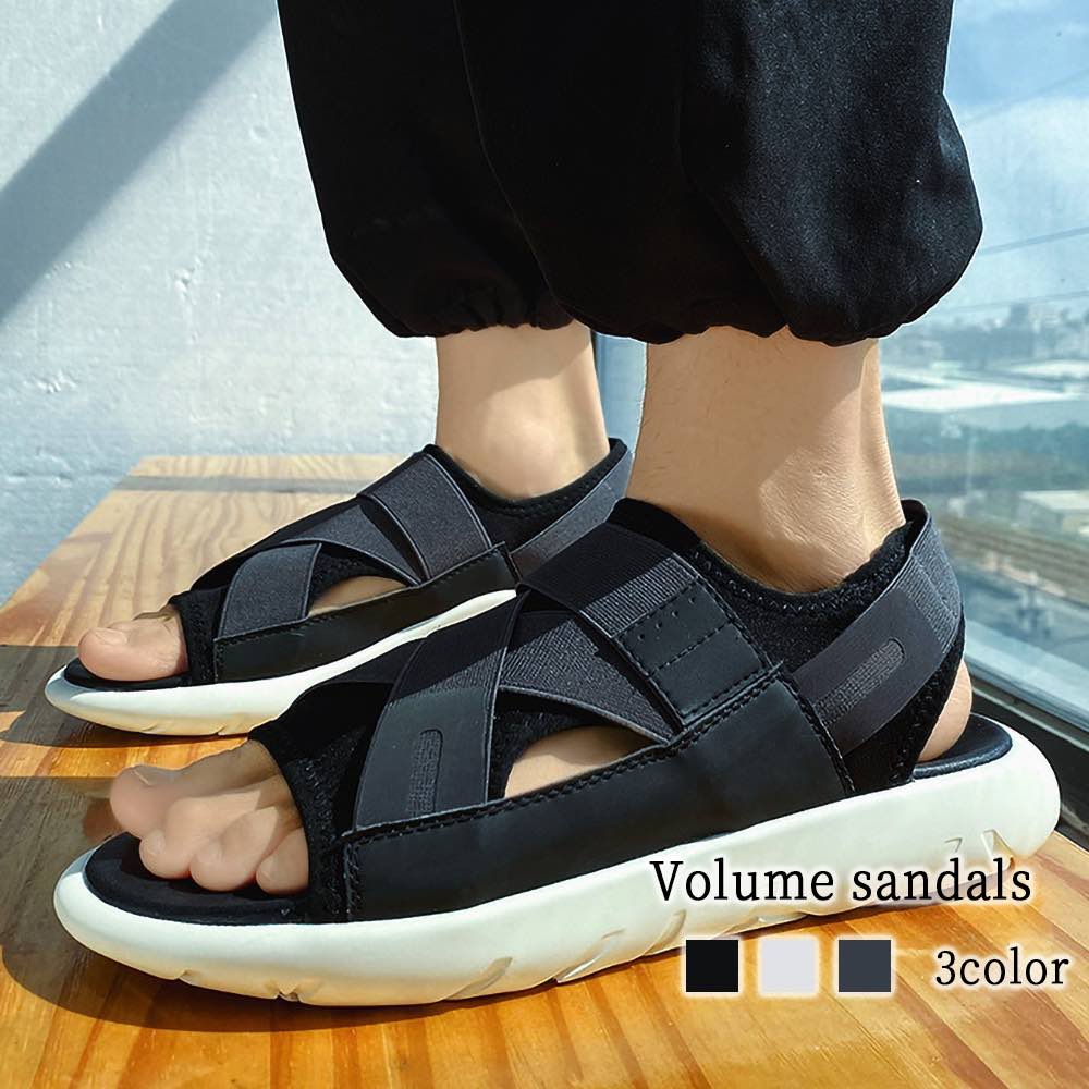 ボリュームサンダル 大きいサイズ ビーチサンダル 夏 革 防寒 春 冬 スポーツサンダル 人気 黒 暖かい 海 メンズ おしゃれ ブランド コンフォートサンダル ハイ 安い 秋 スリッポン 白 サンダル オフィス スリッパ 大人 サボサンダル シャワーサンダル レザー