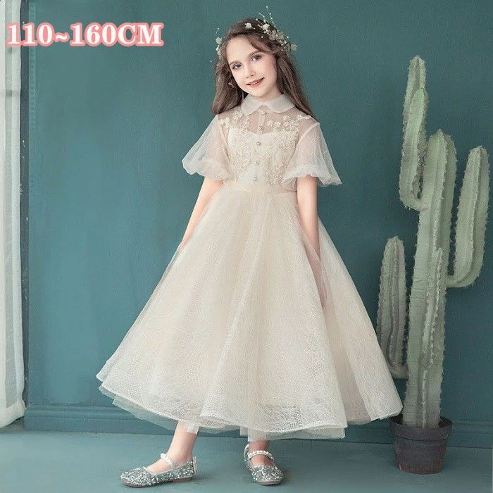 160cm おしゃれ 120cm 子供 ピアノ キッズ ロングドレス 結婚式 150cm 150cm ドレス 子供ドレス 140cm ..