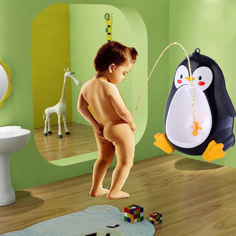 送料無料 おまる 男の子 トイレ 子供用小便器 トレーニング 小便器 子供 ペンギン ...