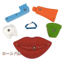 【Boltタイプ】 5 pack デンタル - 5 Pack Dental クライミングホールド(Bolt タイプ) / 歯医者さんセットのボルダリングアイテム...