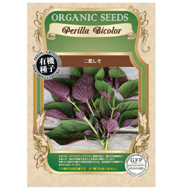 A691 二藍しそ [ハーブのタネ] 有機種子・固定種 4560496708201