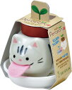 聖新陶芸 SEISHIN ペロポンキャッツ Peropon cats サバトラ バジル GD94902 4528757039624