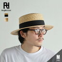 ハット カンカン帽 麦わら帽子 ストローハット メンズ レディース 男女兼用 春夏 プレゼント STRAW BOATER HAT ストローボーターハット(カンカ...