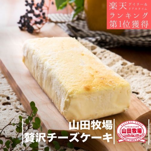 ベイクドチーズケーキ ★楽天1位獲得★　山田牧場　贅沢チーズケーキ　唯一無二の絶品グルメさん紹介　「アド街ック天国」で紹介されました　BRUTUSお取り寄せグランプリ　（約2人から3人用） （冷凍便） プレゼント スイーツ　お歳暮