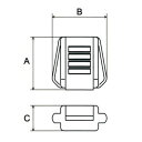 【ネコポス便対応】 NIFCO CS12 プラスチックパーツ コードエンド/テープエンド/ジップ / Cord End/Tape End/Zip CS12：CS12