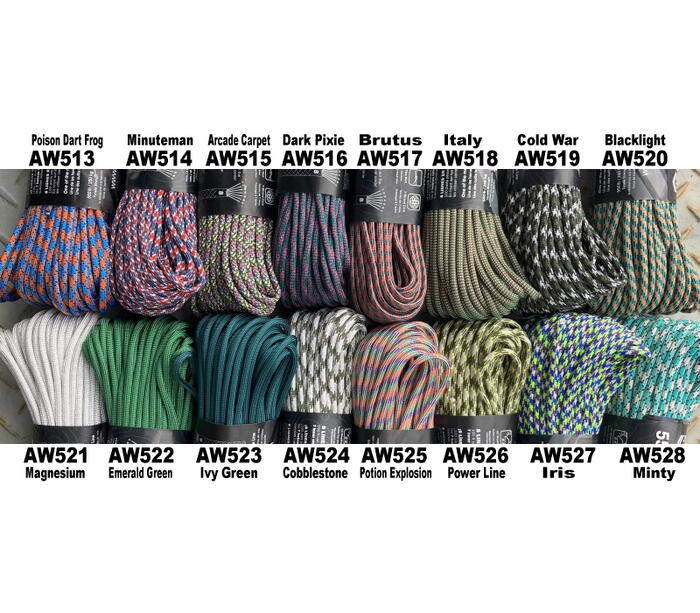 ڥͥݥб  1m å  550 Paracord ATWOOD ROPE MFG ꥫ Para Cord 550lb ݥꥨƥ / ʥ ѥ饳 , ѥ饳 3.5-4.0mm ʸ˿ꤷƤ