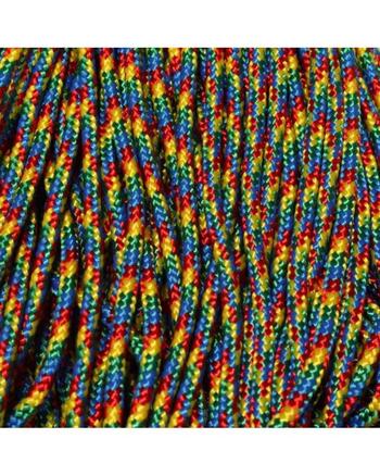 【ネコポス便対応】 【 1m カット売り / 色: Autism Awareness 】325 パラコード アメリカ製 太さ：約 3mm 1/8 inch, 325 Parachute Cord 325 lbs Paracord ナイロン製 中芯3本入 325ポンド , E.L. wood Braiding Company 社製