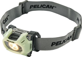 蓄光 / 電球色LEDモデル PELICAN 2750CC Headlamp【明るさMAX183ルーメン / 単3電池×3本】 Pelican Glow-in-the-dark