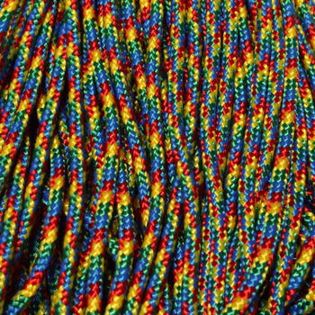 【ネコポス便対応】 【 5m カット売り / 色：Autism Awareness 】325 パラコード アメリカ製 太さ：約 3mm 1/8 inch, 325 Parachute Cord 325 lbs Paracord ナイロン製 中芯3本入 325ポンド , Franklin Braid Manufacturing 社製