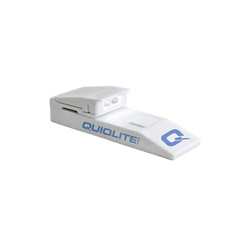 QuiqLite Med Dual White LED クイックライト 【明るさ20ルーメン / CR2032 コイン型電池 x 2枚】　メディカルライト 瞳孔ゲージ付 ※医療機器ではありません。医療現場で役立つ懐中電灯です。※本体ロゴのデザインが異なる場合があります。