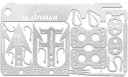 【ネコポス便対応】 【RYM01E】Readyman Enhanced Wilderness Survival ステンレス製 サバイバルカード 工具 マルチツール 非常用ツール 安全ツール / Safety Tool