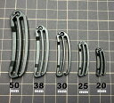 【ネコポス便対応】 ブラック テープクリップ , ベルトクリップ , Tape Clip , Belt Clip 20mm , 25mm , 30mm , 38mm , 50mm ※1個の価格です。※サイズをお選びください。※確認事項 : Nifco STC20,STC25,STC38 ではありません。