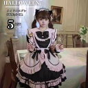 コスプレ メイド服 ロリータ コスプレ メイドコスプレ メイド服 エプロン付き ブラック ピンク半袖 レディース ハロウイン 仮装 かわいい せいふくコスプレ ...
