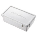 DEAN & DELUCA(ディーンアンドデルーカ) ランチボックス Mサイズ ホワイト 800ml レンジ可 食洗器可 お弁当 ランチボックス コンパクト シンプル(3)