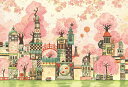 エポック社 300ピース ジグソーパズル イラスト/アート 西村典子 桜町三十四番街 (26×38cm) 26-331 のり付き ヘラ付き 点数券付き EPOC...