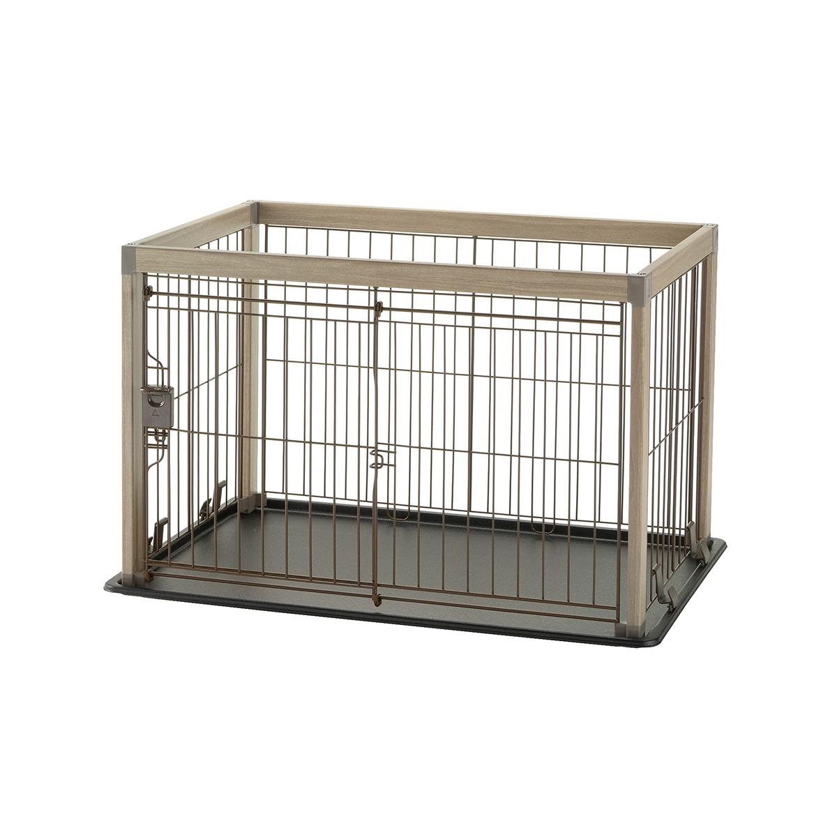 リッチェル アルミフレームペットサークル 90-60 ベージュ