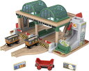 きかんしゃトーマス 木製レールシリーズ(Thomas) アニーとクララベルのナップフォードステーション 【3才~】 HBJ82