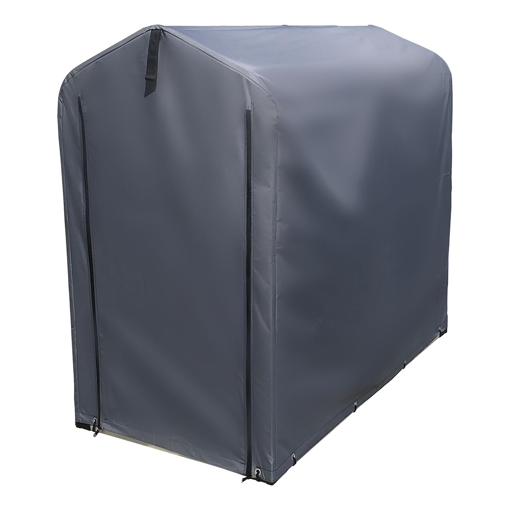 アイリスプラザ サイクルハウス ガレージ 防水 撥水 自転車 収納 グレー 1~2台用 梅雨対策