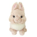 サンレモン ラピヌ ネザーランドドワーフ ベージュ 17×12×16cm ぬいぐるみ アニマル うさぎ P-6422(3)