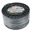 セフティー3 草刈・刈払機用 耐久性約5倍 チタニウムナイロンコード 205m 四角型 2.4mm径(4)