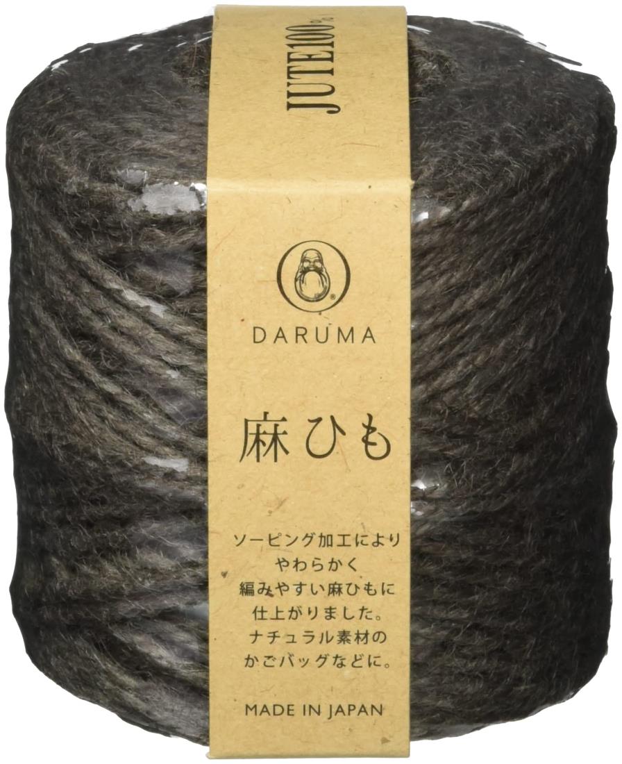 横田 DARUMA 麻ひも クラフト 極太 col.7 グレー 系 約100m 3玉セット 01-4040