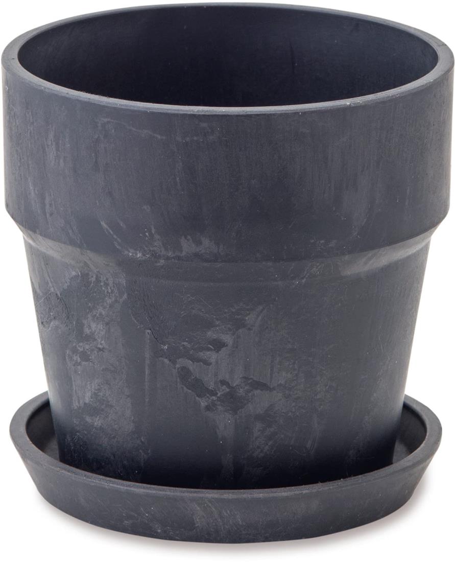 POSH LIVING(ポッシュリビング) アーバンプランツポット ソリッド チャコール サイズ：約φ13.5 H12.5 8..