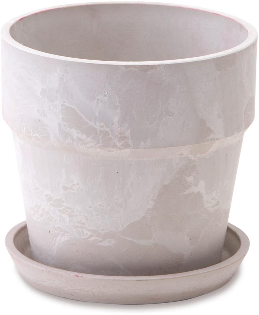 POSH LIVING(ポッシュリビング) アーバンプランツポット ソリッド ミルク サイズ：約φ13.5 H12.5 80998