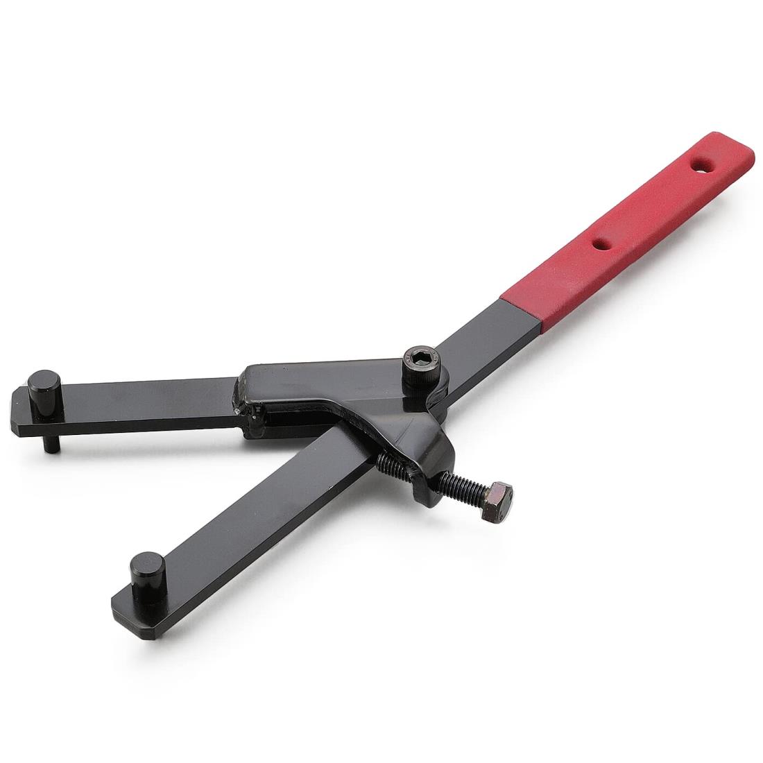 デイトナ(Daytona) バイク用 プーリー外し工具(フライホイール/フロントスプロケットなど) ピンピッチ42-142mm ピン径φ5.5/φ11 シザーズホルダー 36469