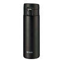 タイガー魔法瓶(TIGER) 水筒 480ml マグボトル ワンタッチ 軽量 ステンレスボトル 真空断熱 保温保冷 ブラック MKA-K048KK