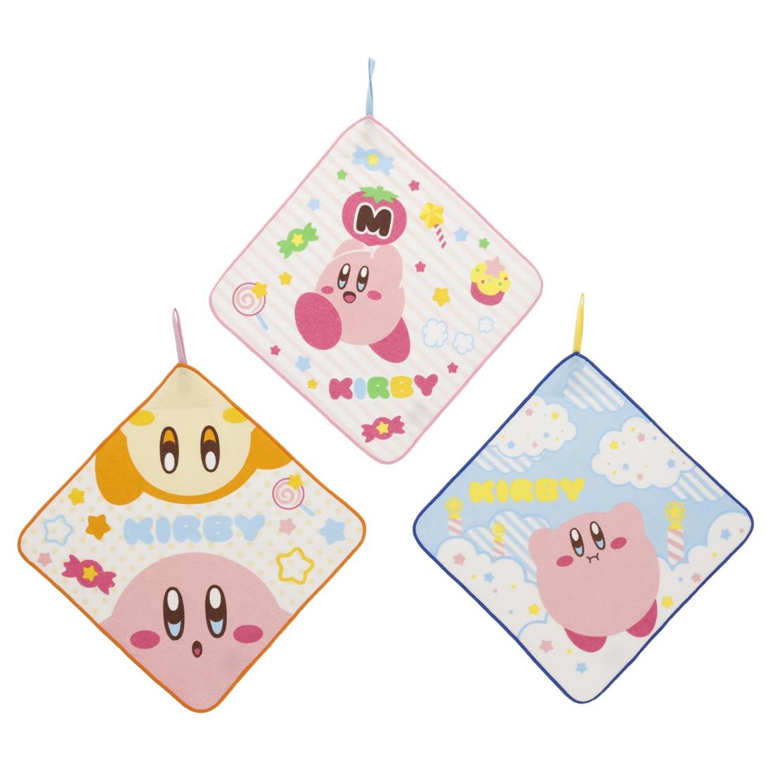 丸眞 ループタオル 3枚組 星のカービィ わくわくカービィ 星のカービィ キャラクター 入園入学グッズ ..