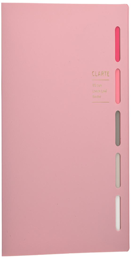 マルマン ルーズリーフ バインダー B5 クラルテ 26穴 ピンク F311-08