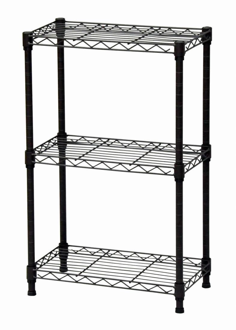 エイアイテック(AITECH)メタルラック本体 ブラウン 45x25x61.8cm 19φスチールラックセット NS-4525BR