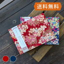 《ネコポス送料無料》 見開きサイズ 御朱印ホルダー 麻の葉撫子(赤/青) 書き置き ご朱印帳 御朱印帳 書置き 御朱印 置き書き 置書 朱印 かわいい おしゃれ アルバム 保管 保存 収納