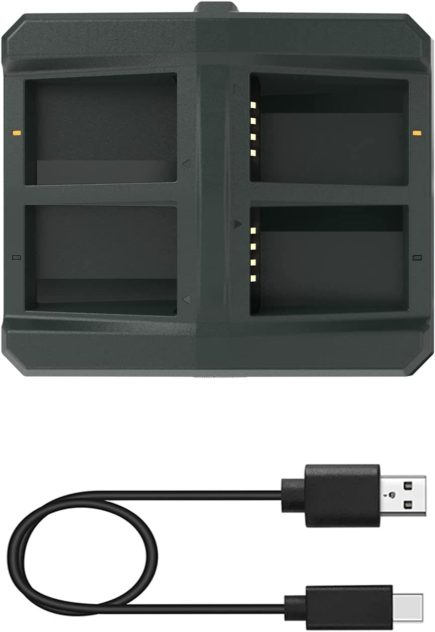 Hollyland Solidcom C1 4スロットバッテリー充電ケース Hollyland 4-slot Charging Case(with USB Type-A to Type-C cable) Solidcom C1 4スロット充電ケース